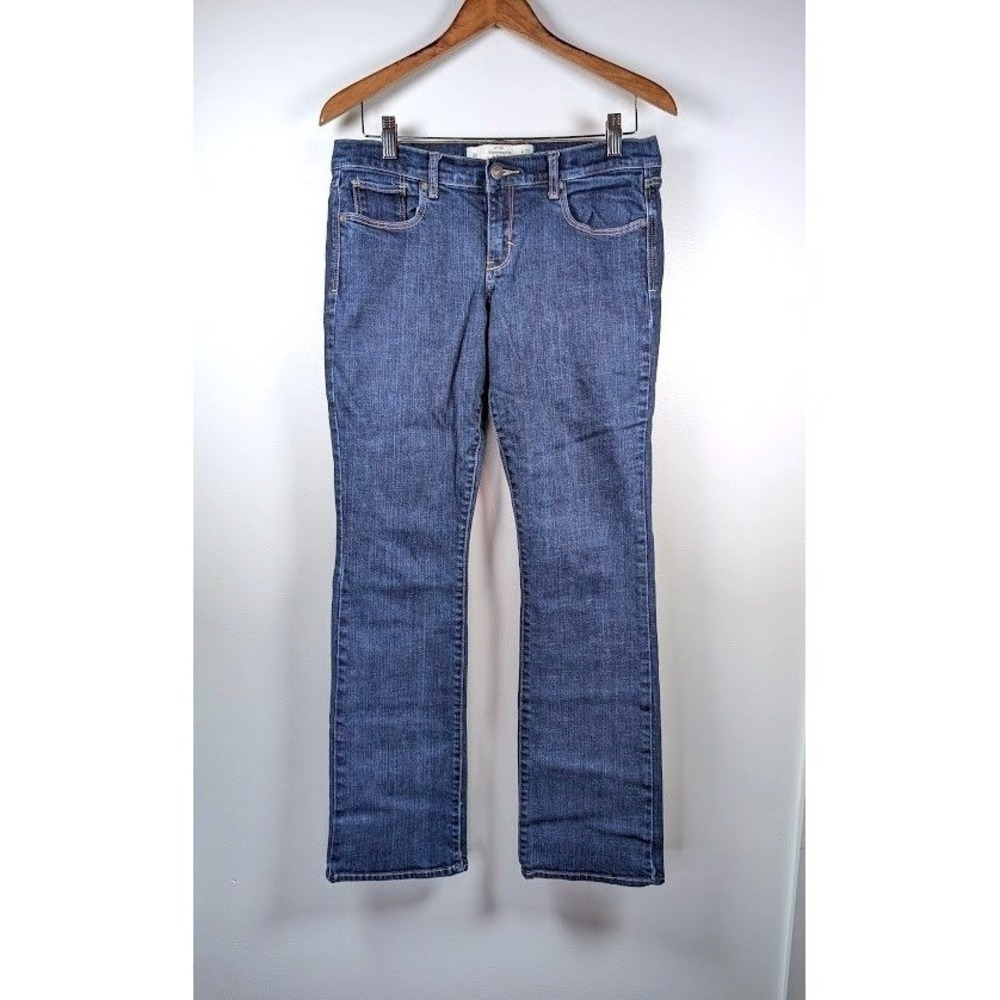 Abercrombie & Fitch EMMA‎ Perfect Stretch Jeans Size 8 Boot Cut 30x31 Dark Wash